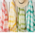 Design Imports Aqua Stripe Fouta Towel/Throw