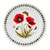 Portmeirion Botanic Garden 8" Salad Plate, Poppy (60010)
