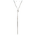 Rain Silver Knot Wheat Chain Lariat Y Necklace Set