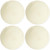 TAG Round Woven Placemats, Ivory - Set of 4 (555045)
