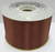 McGinley 50 Yards Chocolate Brown Acetate Satin Ribbon, 2.5" W