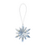 Ganz Mini Glo-Flake Ornament, 6-Point Closed (ORN-SNW-1C)