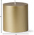 TAG Pillar Candle, Metallic Gold -  3 x 3" (G10134)