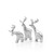 Nambe Mini Dasher Reindeer Set
