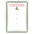 Caspari Fill-In Invitations, Yuletide Cheer - Pack of 8 (89914E40)