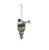 Demdaco Glass Finial Ornament, Chickadee