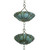 Midwest CBK Large Rain Chain, Green Patina Flower (144877)