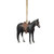 Midwest CBK Ornament, Horse with Saddle, Black (111000B)