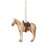 Midwest CBK Ornament, Horse with Saddle, Tan (111000C)