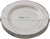 TAG Veranda 9" Melamine Salad Plates, Ivory - Set of 4 (205775)