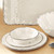 TAG Veranda 9" Melamine Salad Plates, Ivory - Set of 4 (205775)