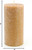 Root Timberline Pillar Candle, 3x6" Beeswax (33625)