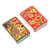Caspari Large Type Bridge Playing Cards, Viennese Nouveau - Set of 2 Decks (PC141J)