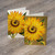 Caspari Boxed Note Cards, Sunflower - Box of 8 (79614.46)