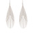 Rain Silver Illusion Tear Drop Earring
