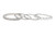 Rain Rings, 4 Piece Band Ring Set, Silver