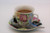 Just Dough It Fake Cup of Tea on Saucer with Teaspoon (W0511F)