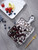 Pampa Bay Small Porcelain Tray with Handle, Silver