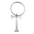 Ganz Initial Keyring, Silver - T (EL3353)