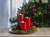 Ganz LED Wax 2pc Ball Candle Set, Red (LLW1240)
