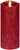 Ganz LED Crystalline 3x8" Wax Pillar, Red (LLX1244)