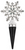 Ganz Snowflake Wine Bottle Topper, Teardrop