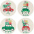 Now Designs Soak Up Coaster, Winter Wheels - Set of 4 (1042006)