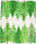 Caspari Paper Guest Towel Napkins, Christmas Trees with Lights - 2 Packs (16150G)