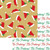 Caspari 8' Continuous Reversible Gift Wrap Roll, Santa Hat Toss (9752RC)