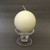Biedermann & Sons 4" Ball Candle, Cream (CBC4CR)