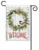 Studio M Chickadee Wreath Garden Flag