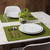 Now Designs Spectrum Placemat, Fir Green - Set of 4 (901470)