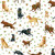 Caspari 8' Continuous Gift Wrap Roll, Christmas Labs (9786RC)