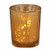 Biedermann & Sons Glass Votive Holder, Rustic Amber (HJ187AM)