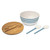 Paperproducts Bamboo Salad Bowl Set, Anchor (604007)