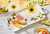 TAG Rectangular Platter with Handles, Bee Floral (G13850)