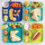 Nordic Ware Coastal Meal Trays, Set of 4 (69600)