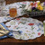 Park Designs Round Scalloped Placemats, Wildflower - Set of 4