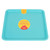 Lollaland Plate, Cool Turquoise