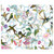 Caspari Large Gift Bag, Hummingbird Trellis