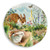 Michel Design Works Large Round Melamine Platter, Bunny Hollow (SWPRL337)