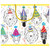 Caspari Large Gift Bag, Safari Birthday (10014B3)