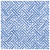 Caspari Paper Dinner Napkins, Fretwork (Blue) - 2 Packs (16450D)