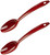 Gourmac 11" Nylon Spoons, Dark Red - Set of 2 (3700-2RDB)