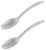 Gourmac 11" Nylon Spoons, White - Set of 2 (3700-2WH)