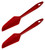 Gourmac 11" Nylon Spatula Knives, Dark Red - Set of 2 (3701-2RDB)