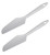 Gourmac 11" Nylon Spatula Knives, White - Set of 2 (3701-2WH)
