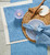 Tableau Rectangular Placemats, Melange Blue, Set of 4