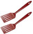 Gourmac 11" Nylon Turners, Dark Red - Set of 2 (3717-2RDB)