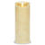 Ganz LED Mottled Wax Pillar, Sand - 3 x 8"